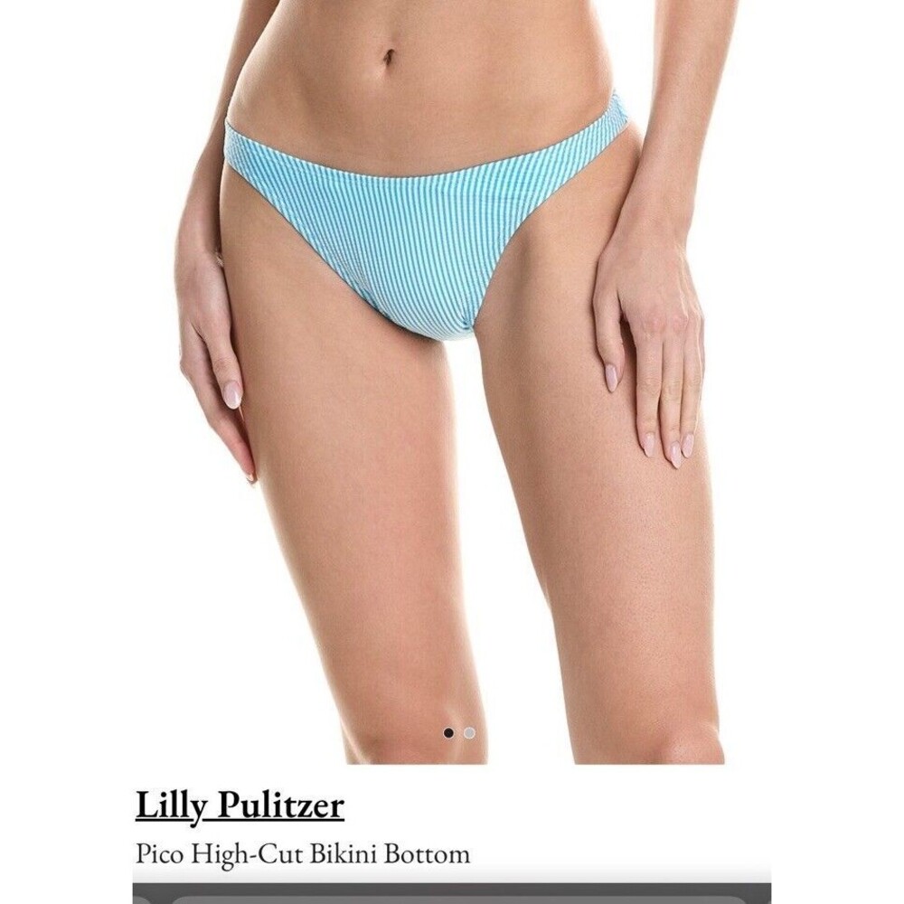 NWT $78 Lilly Pulitzer Pico High Cut Bikini Bottom Size 12